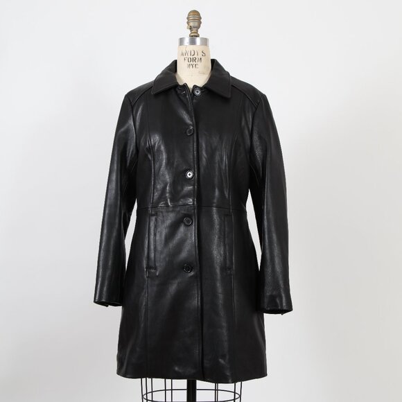 Whet Blu Julia Black Leather Jacket - Picture 1 of 3